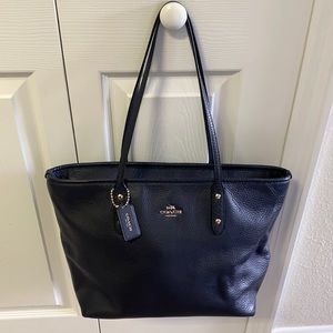 Navy blue Coach bag